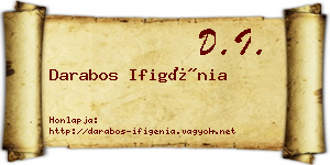Darabos Ifigénia névjegykártya